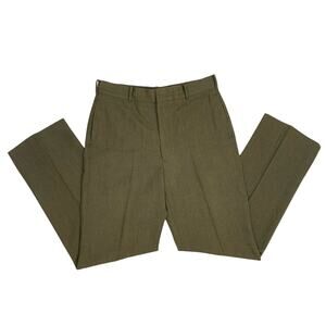 33L USMC Marine Corps Green Dress Pants Service Uniform Trousers 34 X 33L